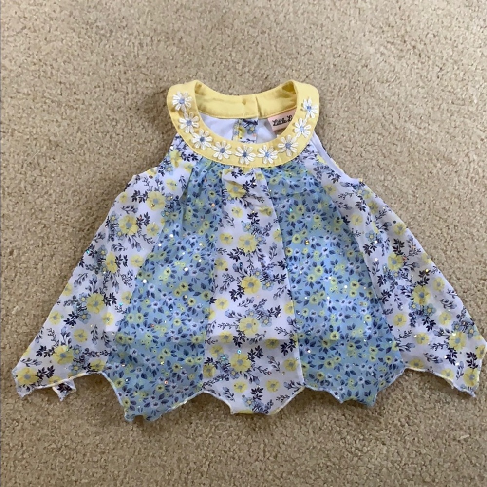 Embellished Toddler Girls Tunic Top